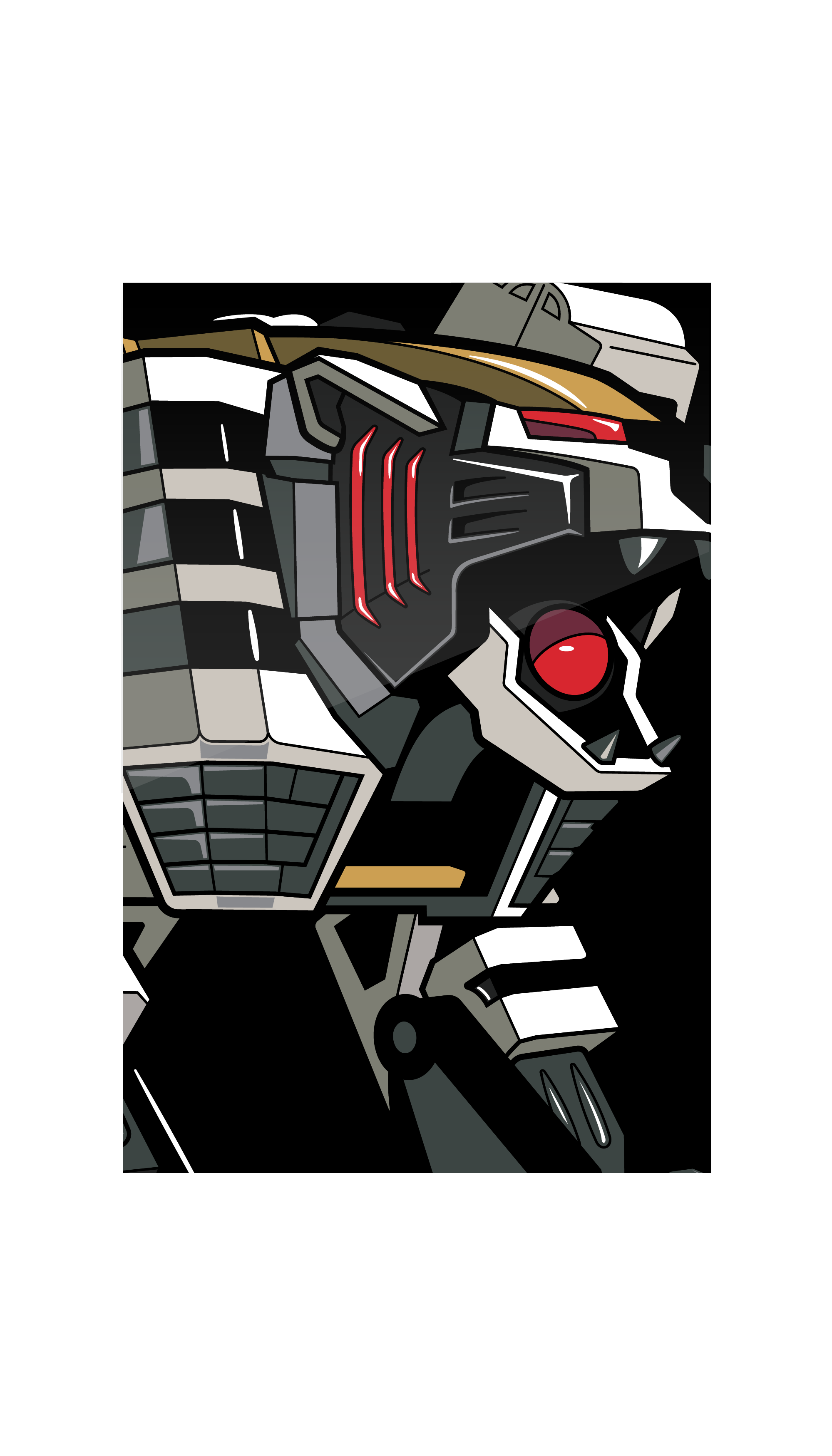 Character card of Tigerzord in full color