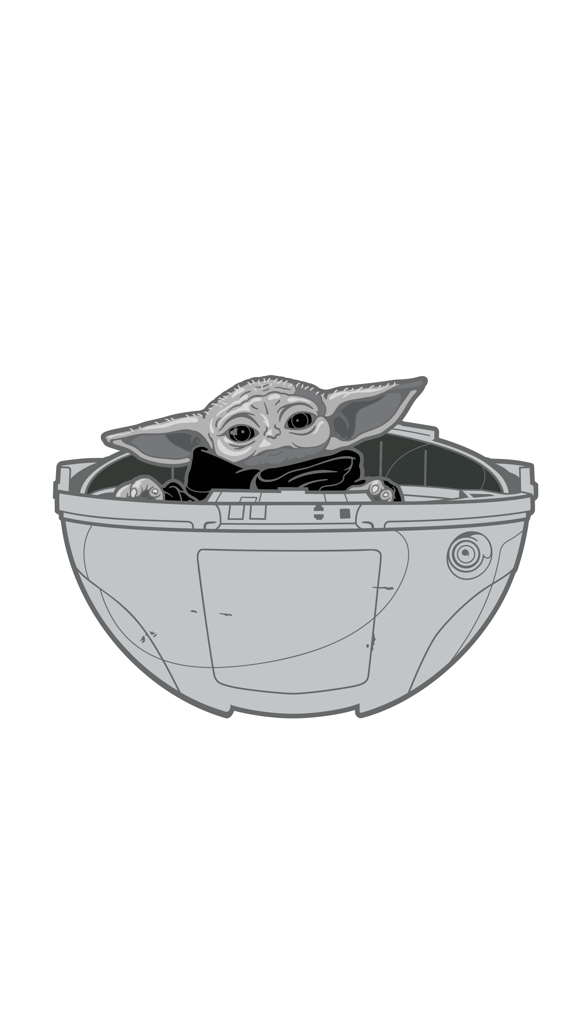 The Mandalorian Baby Yoda Grogu Pin Button ✪