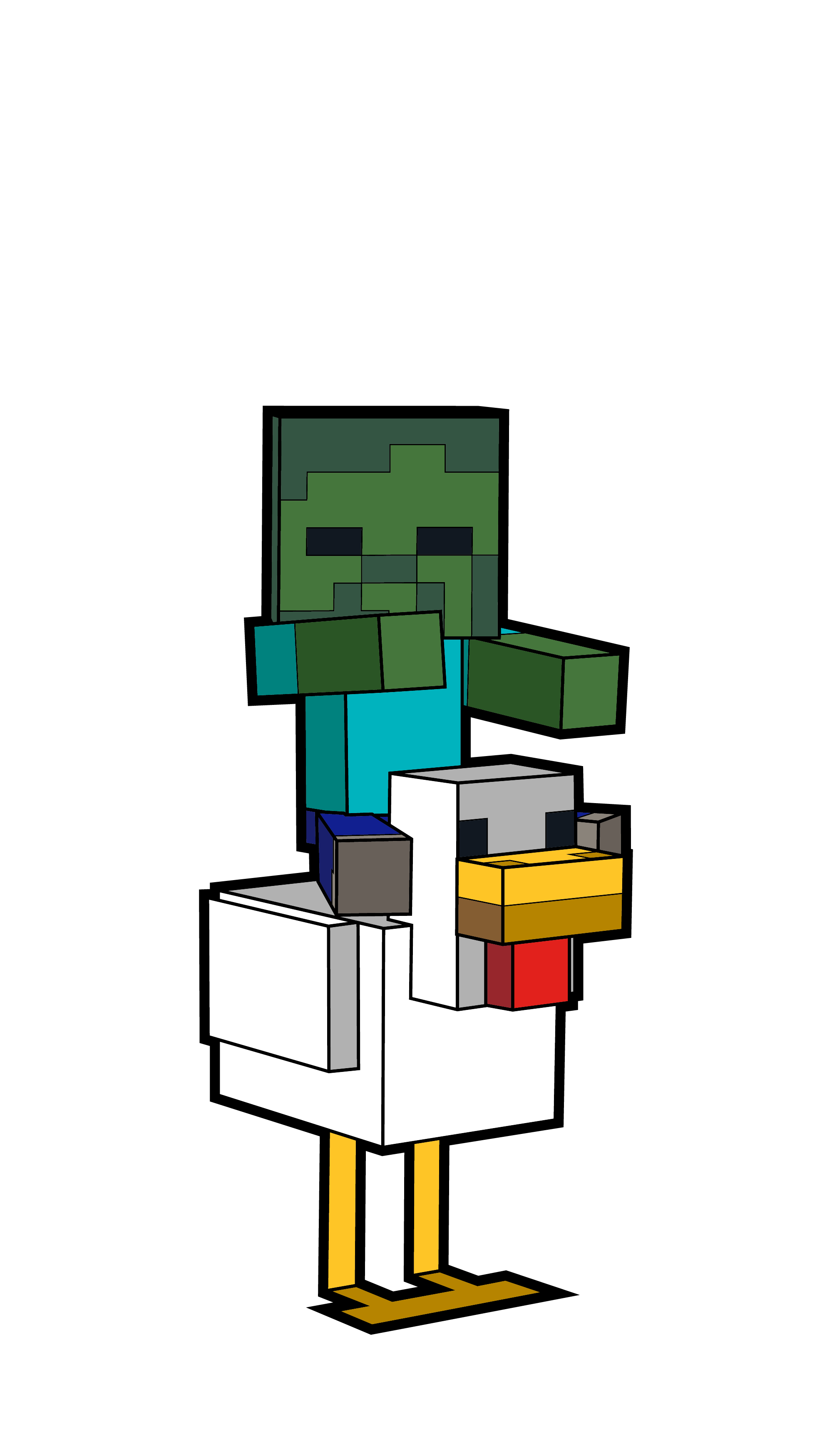 Minecraft Chicken Jockey Minecraft chicken jockey