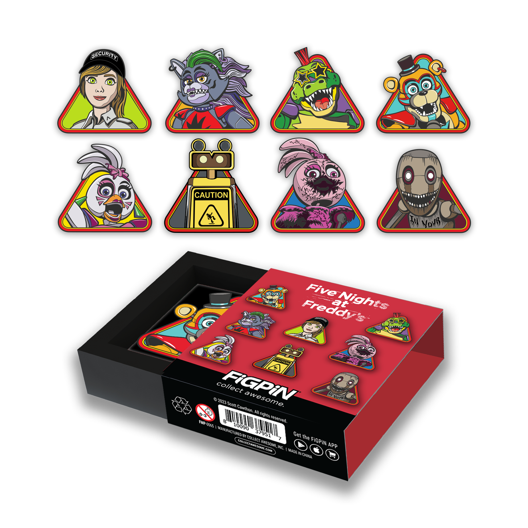 Freddy Spring Pin Five Nights at Freddy's – FiGPiN