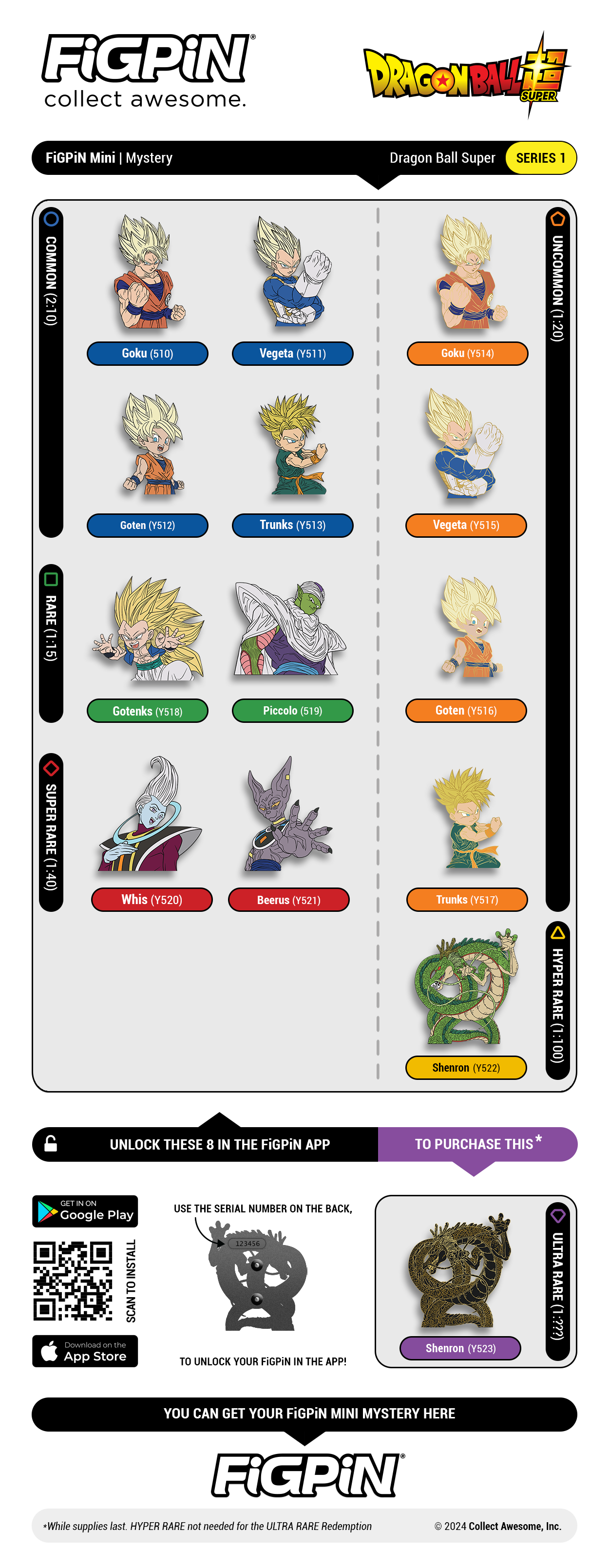 Dragon Ball Super Mystery Series 1 - CASE