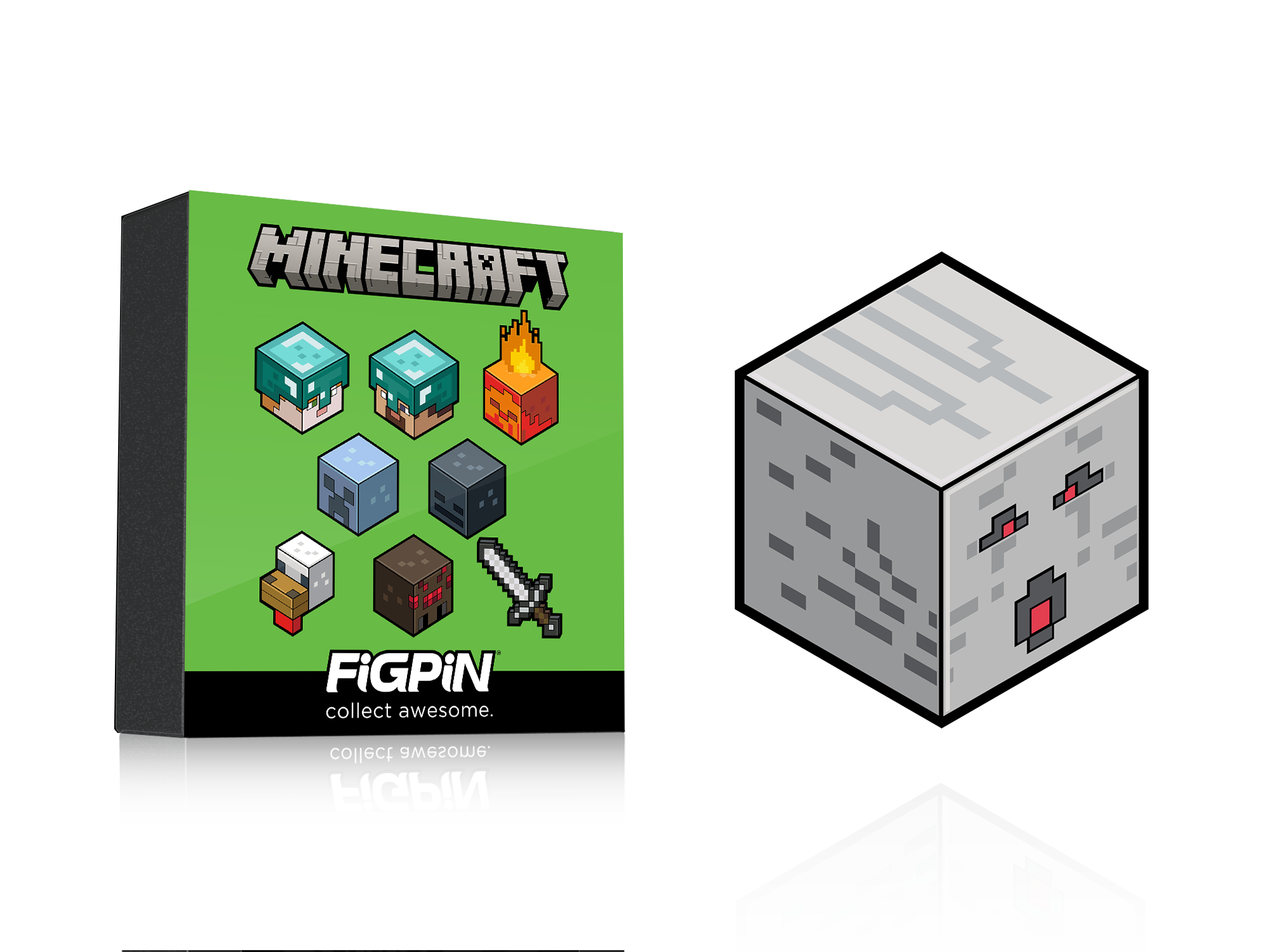 Minecraft Mystery Mini Blind Box featuring one of 10 Minecraft Characters: Ghast (Y59)