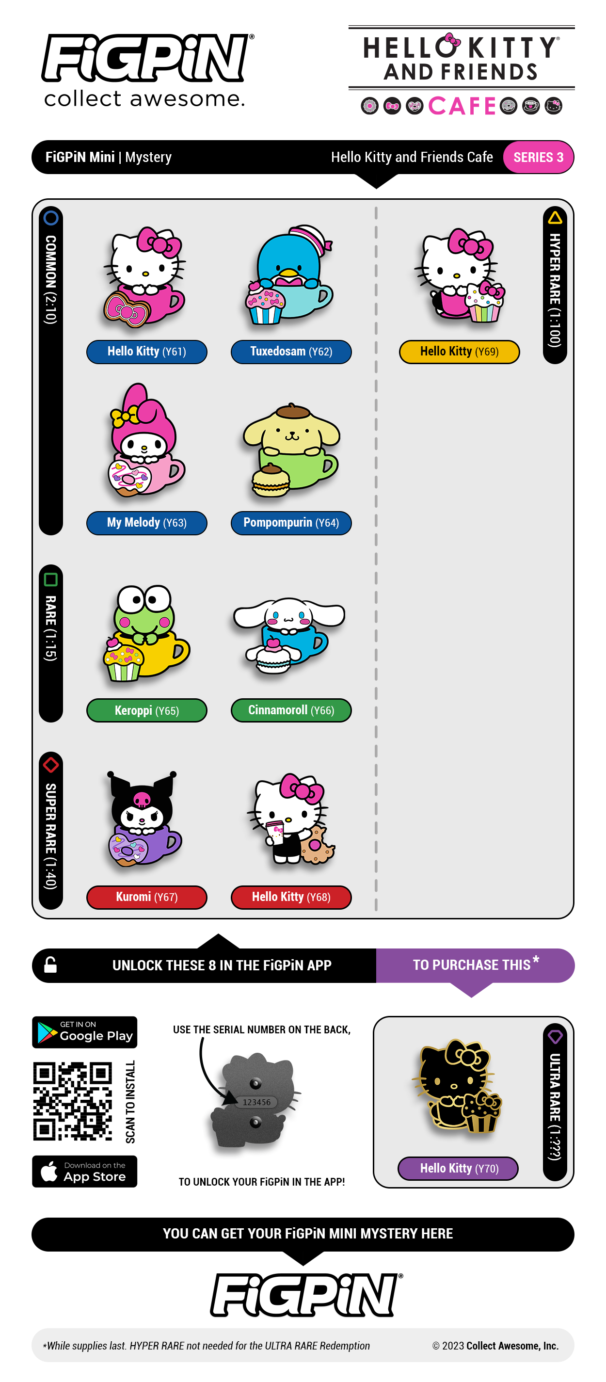 Hello Kitty and Friends Mystery Series 3 - CASE