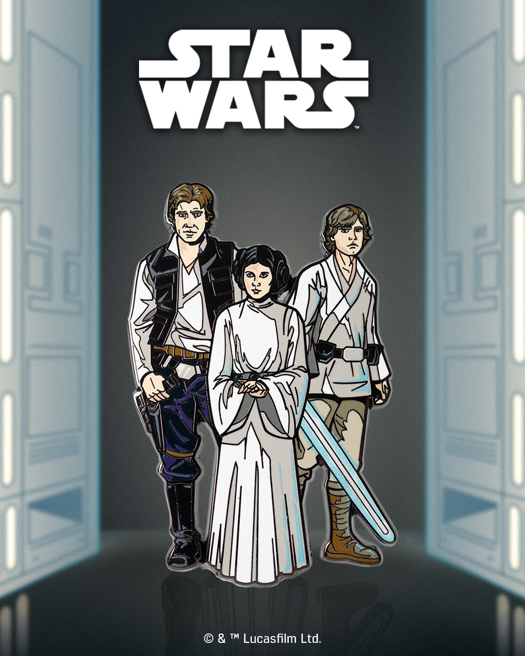 [PRE-ORDER - DELIVERY LATE JUNE 2026] Han Solo, Princess Leia, Luke Skywalker (1870)