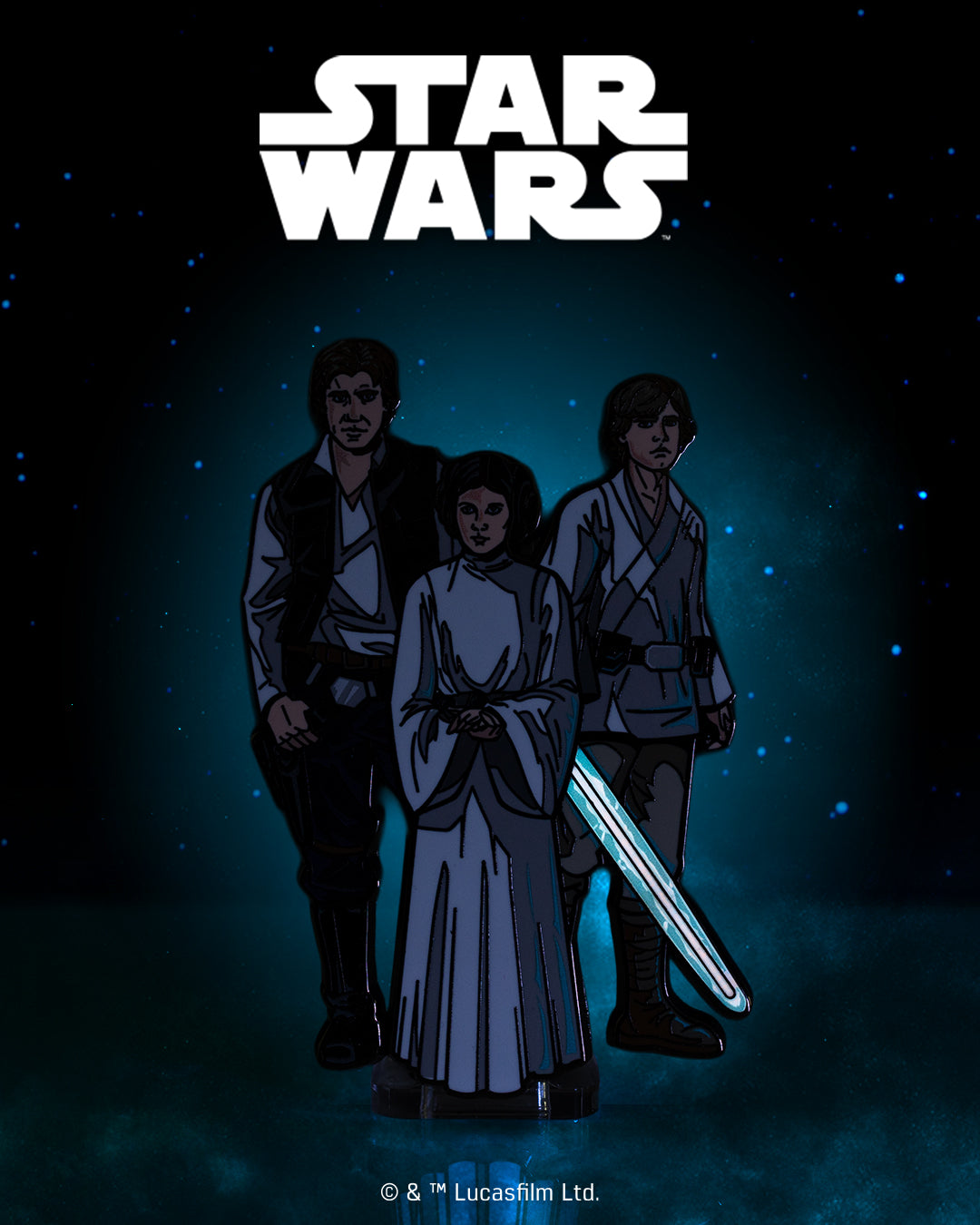 [PRE-ORDER - DELIVERY LATE JUNE 2026] Han Solo, Princess Leia, Luke Skywalker (1870)