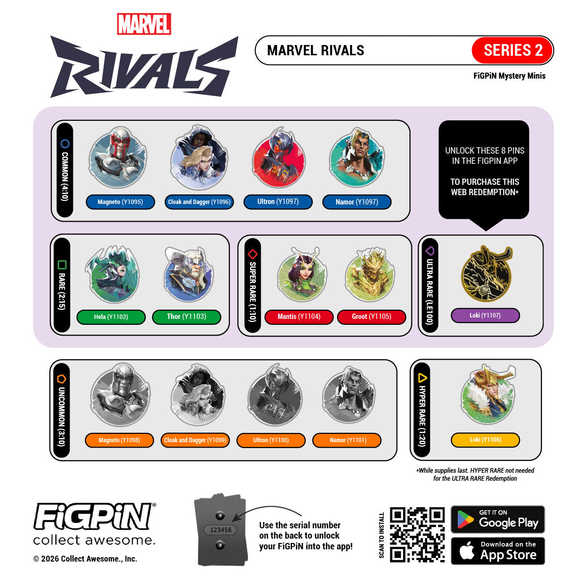 [PRE-ORDER - DELIVERY LATE JUNE 2026] Marvel Rivals Series 02 - CASE