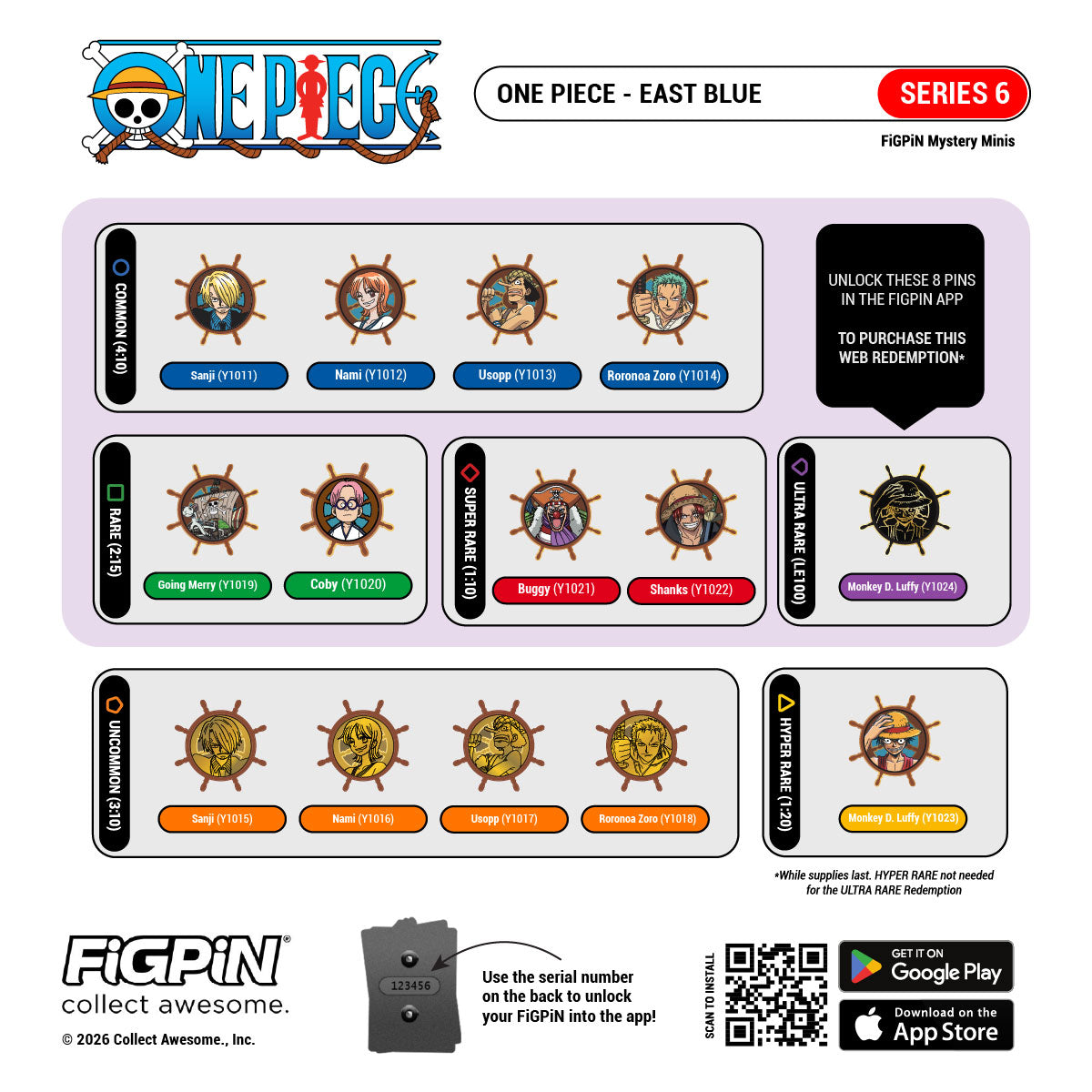 [PRE-ORDER - DELIVERY AUGUST 2026] One Piece Series 06 - CASE