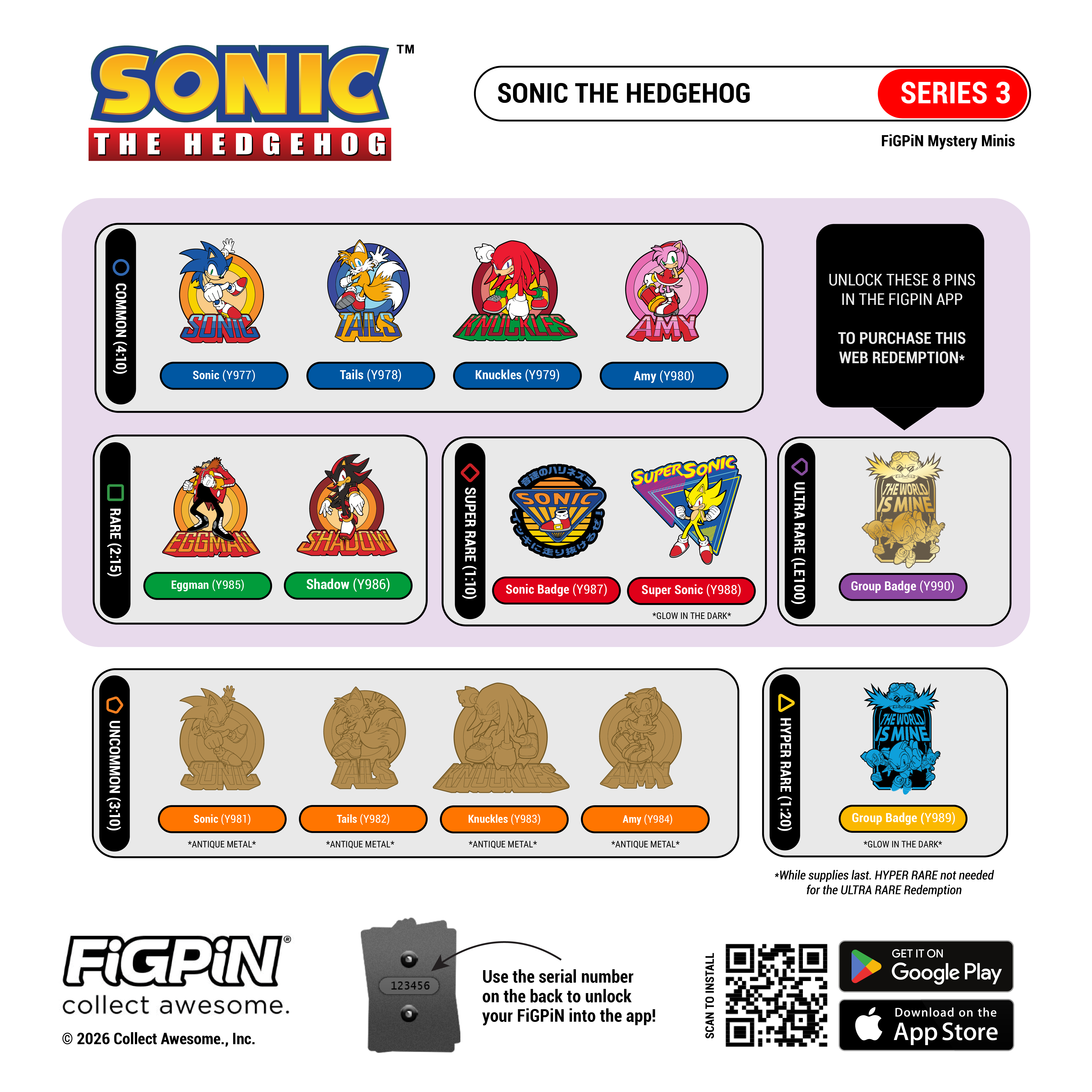 [PRE-ORDER - DELIVERY JUNE 2026] Sonic the Hedgehog Series 03 - CASE