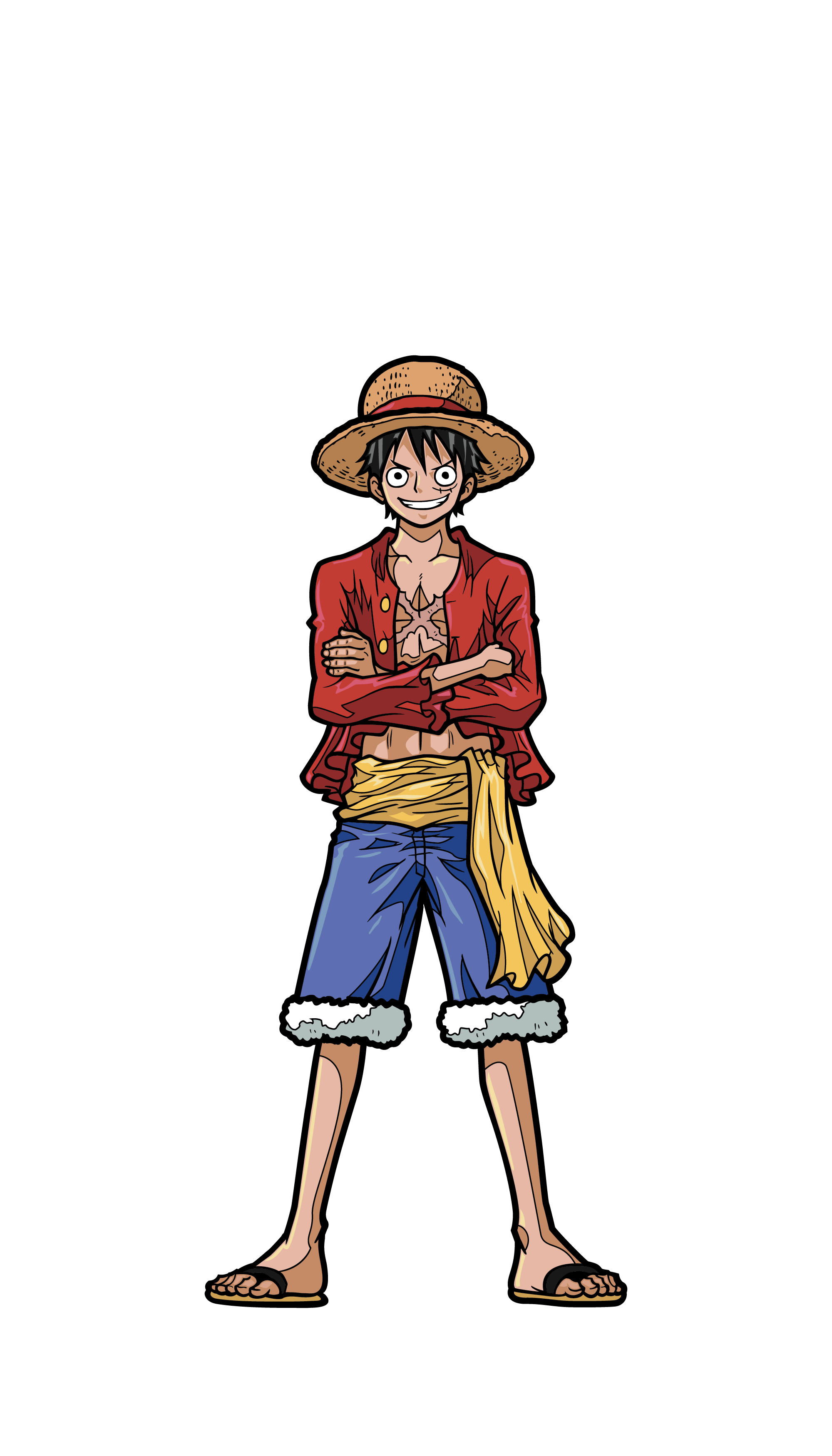 Banpresto One Piece Film: Red Senkozekkei Monkey D. Luffy 4.3-in Statue