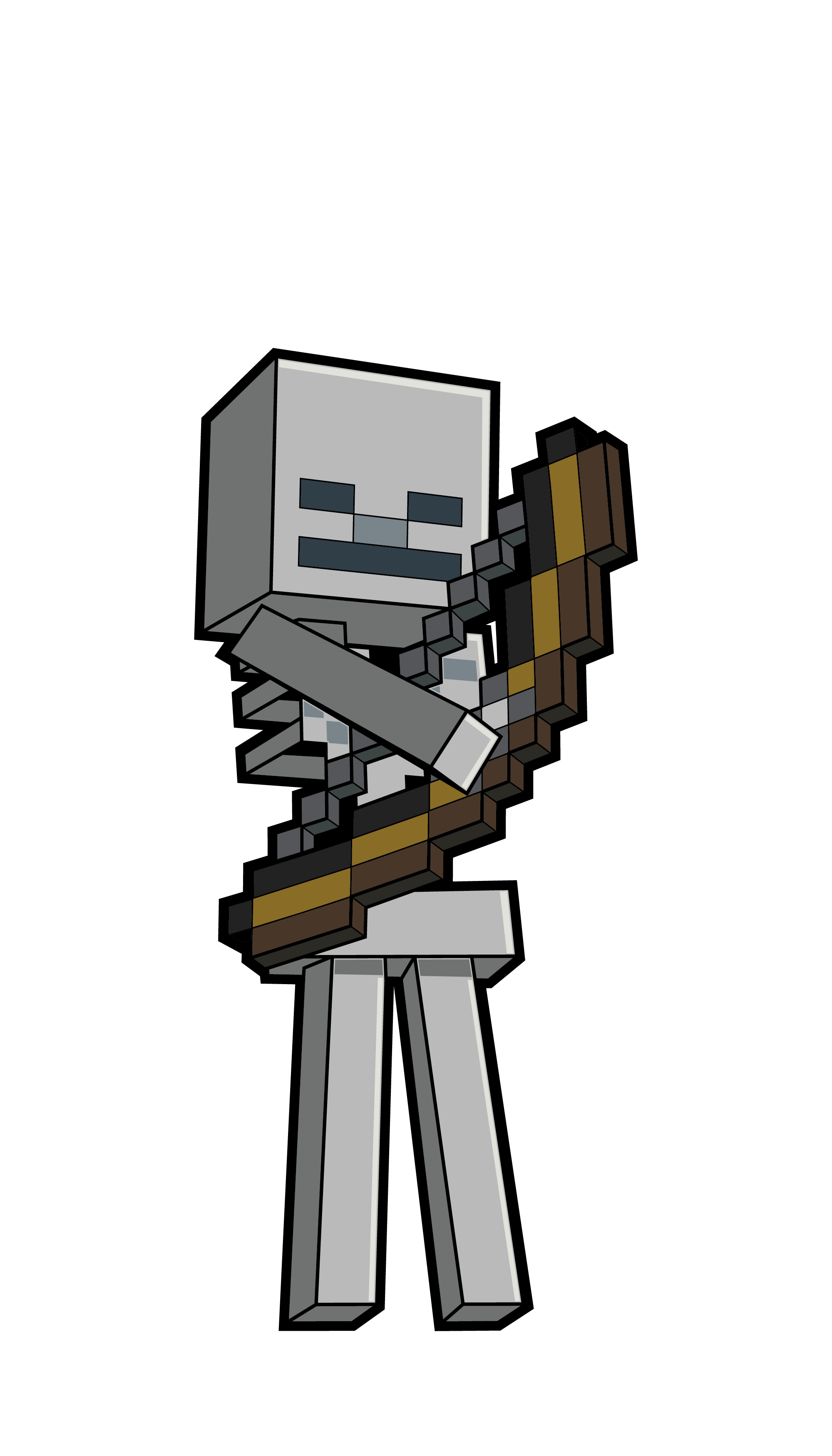 Minecraft Skeleton Transparent
