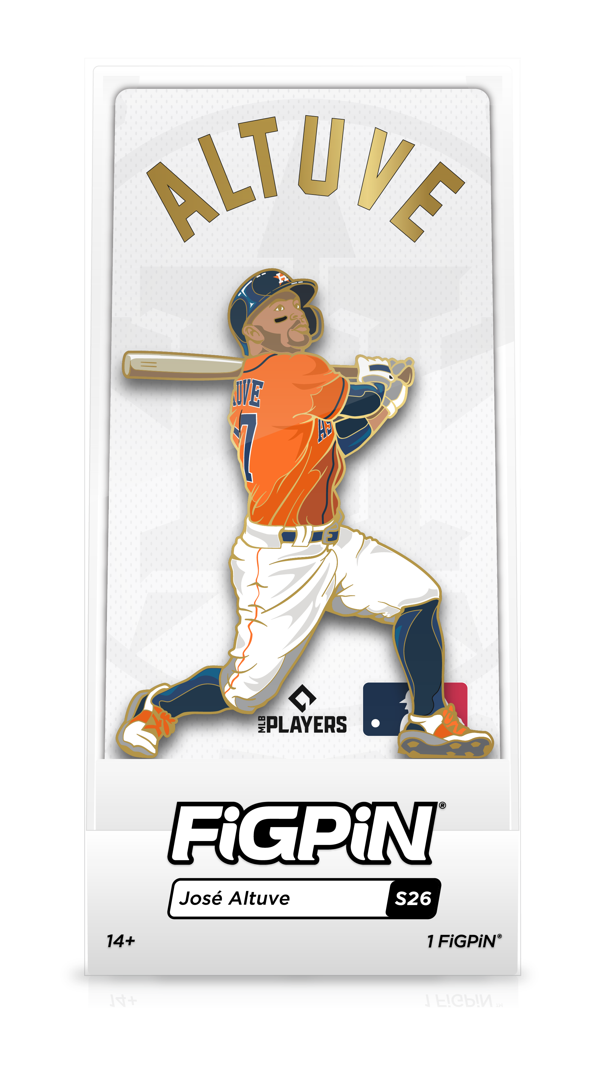 MLB Houston Astros Jose Altuve FiGPiN Classic 3-Inch Enamel Pin